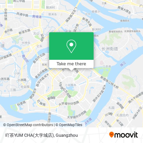 吖茶YUM CHA(大学城店) map