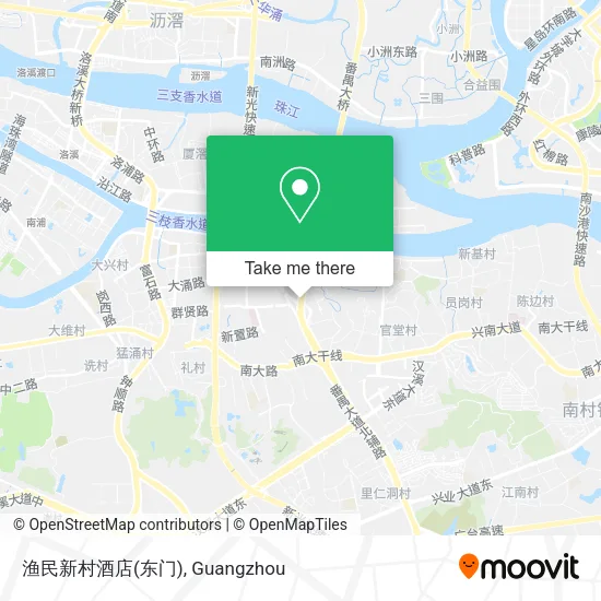 渔民新村酒店(东门) map