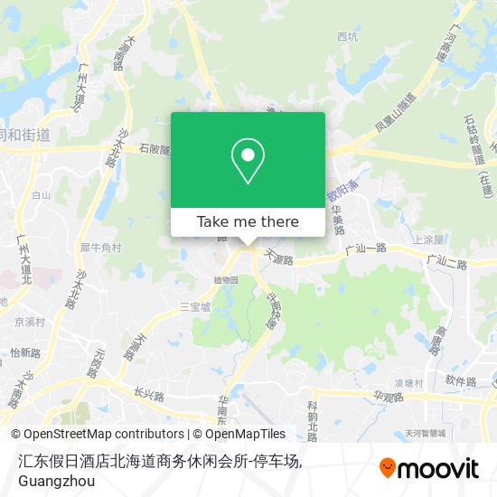 汇东假日酒店北海道商务休闲会所-停车场 map