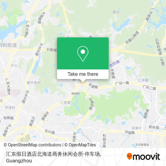 汇东假日酒店北海道商务休闲会所-停车场 map