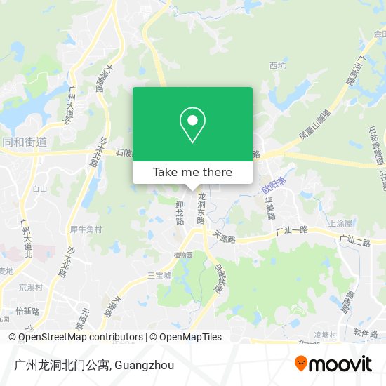 广州龙洞北门公寓 map