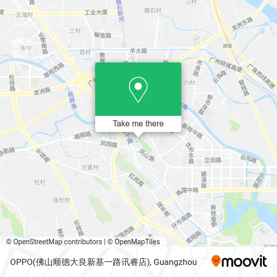 OPPO(佛山顺德大良新基一路讯睿店) map