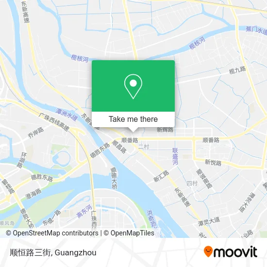 顺恒路三街 map