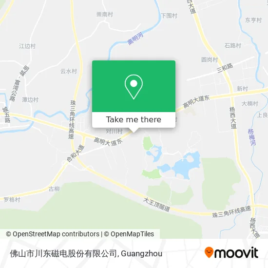 佛山市川东磁电股份有限公司 map
