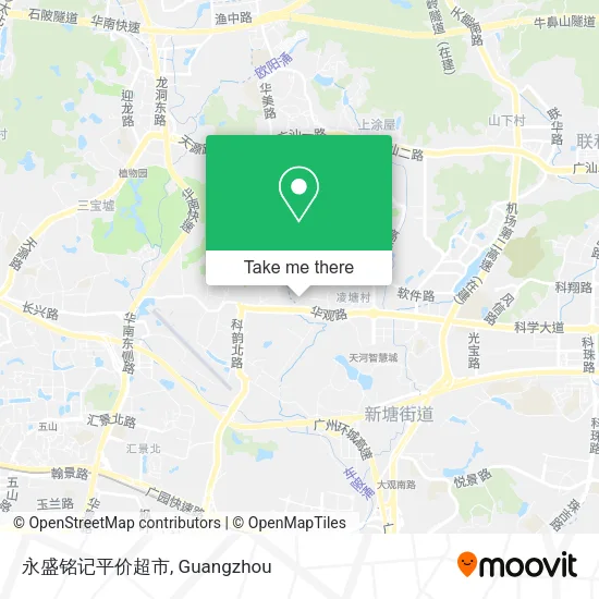 永盛铭记平价超市 map