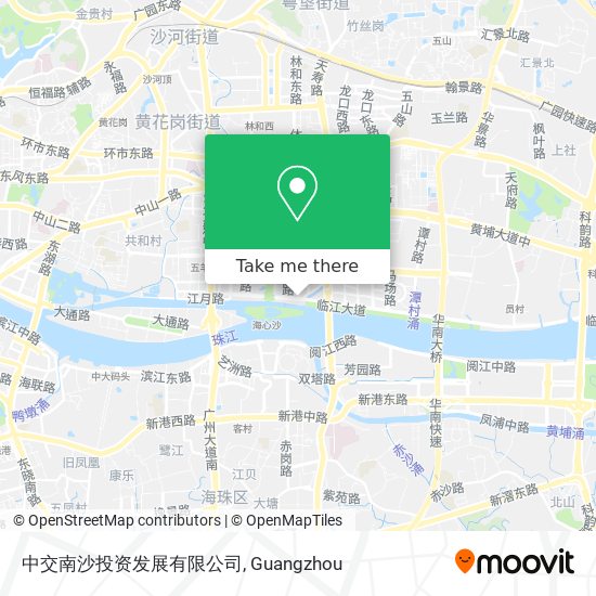 中交南沙投资发展有限公司 map