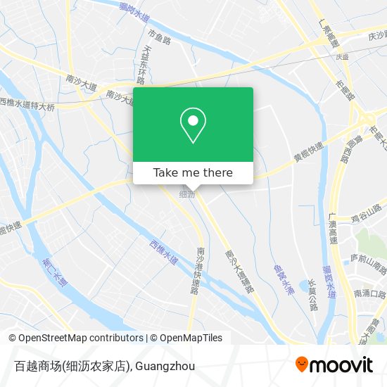 百越商场(细沥农家店) map