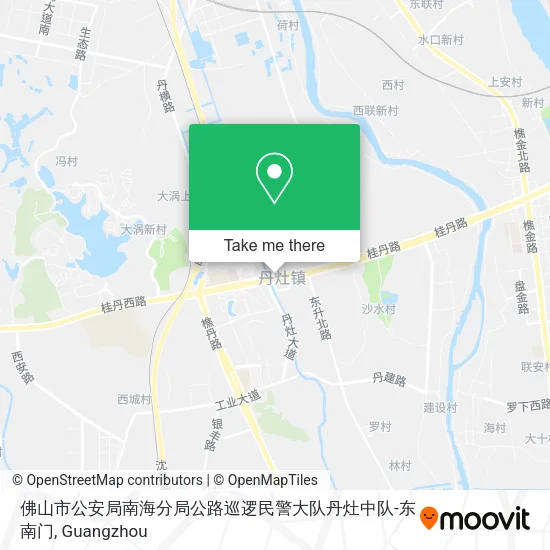 佛山市公安局南海分局公路巡逻民警大队丹灶中队-东南门 map