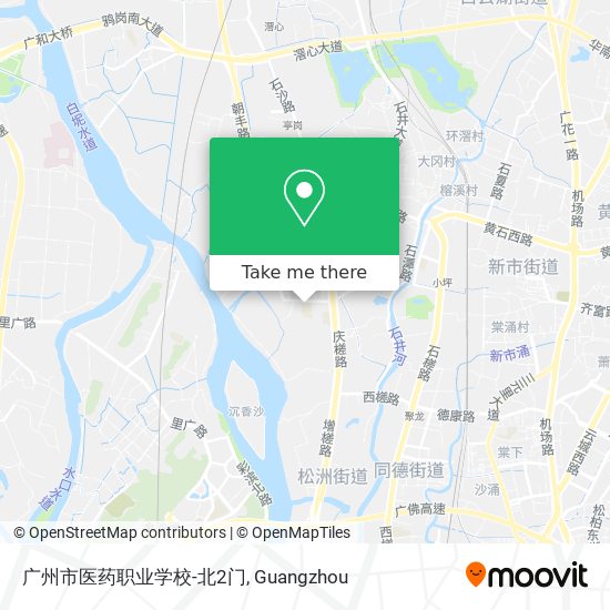 广州市医药职业学校-北2门 map