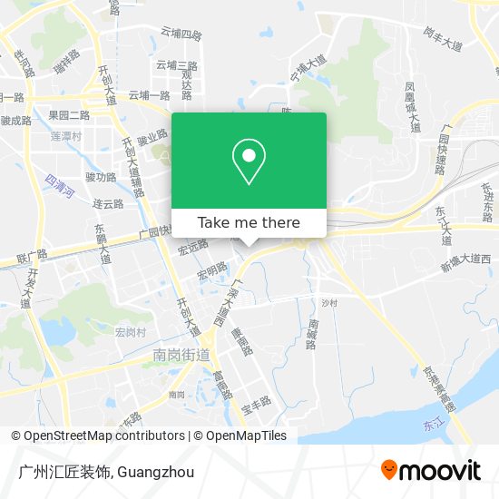 广州汇匠装饰 map