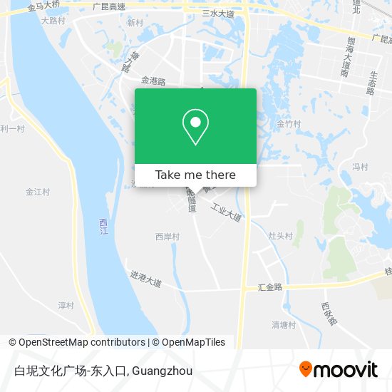 白坭文化广场-东入口 map