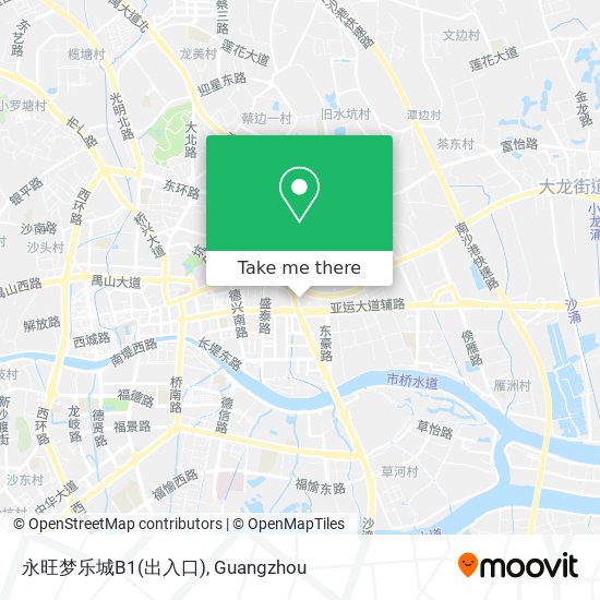 永旺梦乐城B1(出入口) map