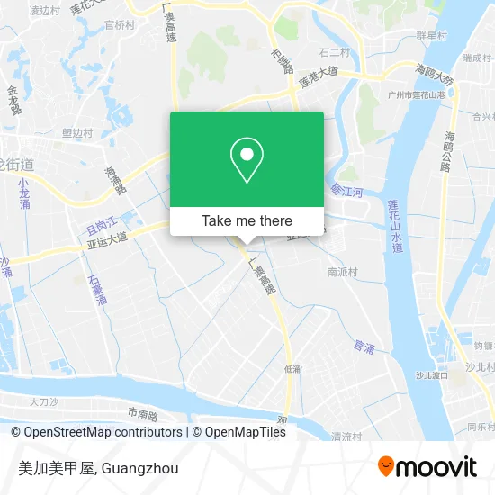 美加美甲屋 map