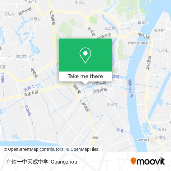 广铁一中天成中学 map