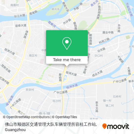 佛山市顺德区交通管理大队车辆管理所容桂工作站 map