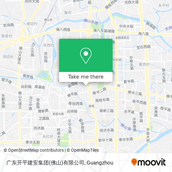 广东开平建安集团(佛山)有限公司 map