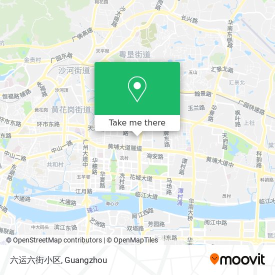 六运六街小区 map