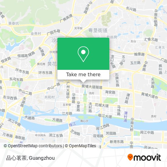品心茗茶 map