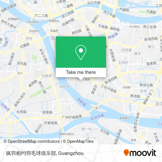 疯羽相约羽毛球俱乐部 map