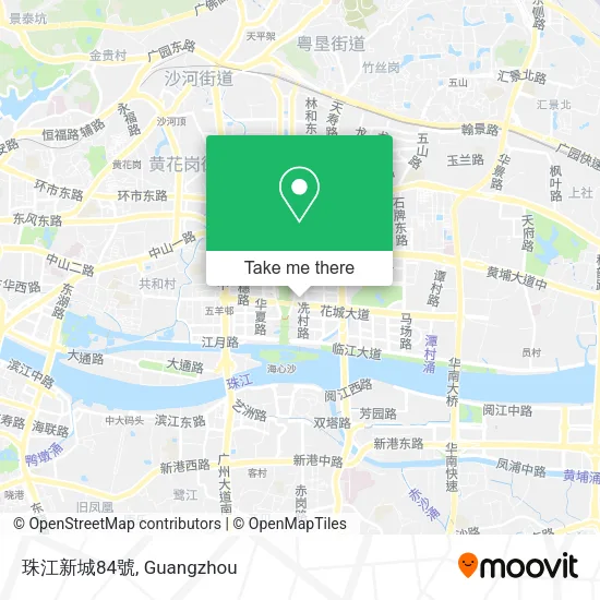 珠江新城84號 map
