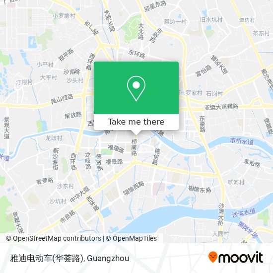 雅迪电动车(华荟路) map