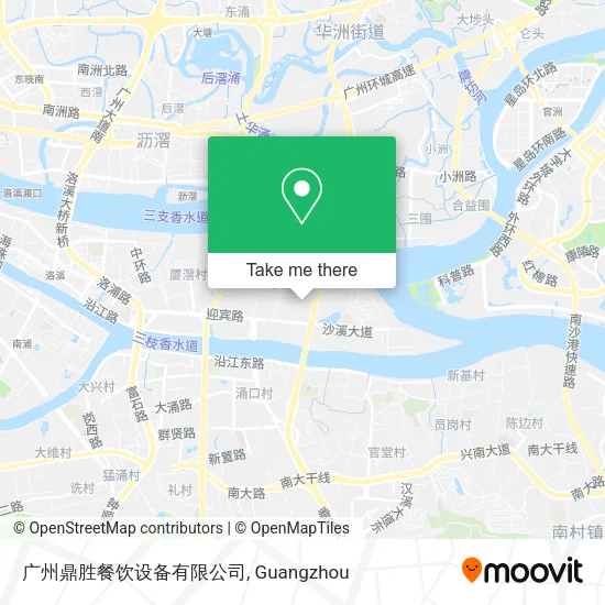 广州鼎胜餐饮设备有限公司 map