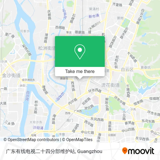 广东有线电视二十四分部维护站 map