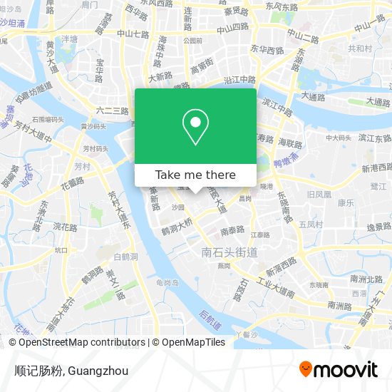 顺记肠粉 map