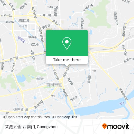 莱鑫五金-西南门 map