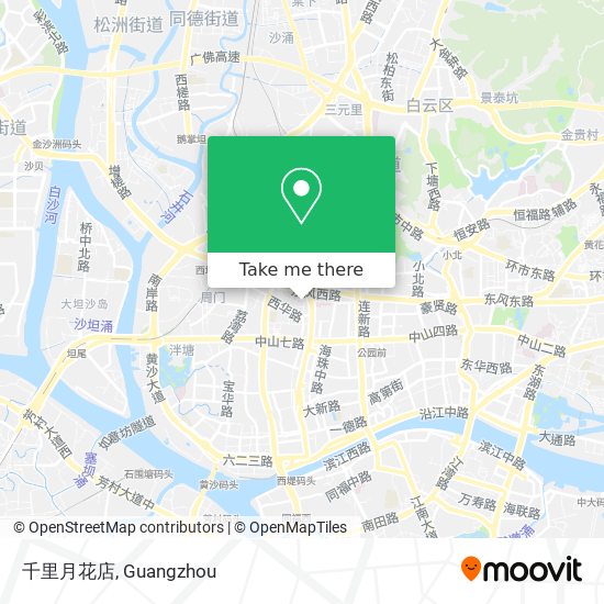 千里月花店 map