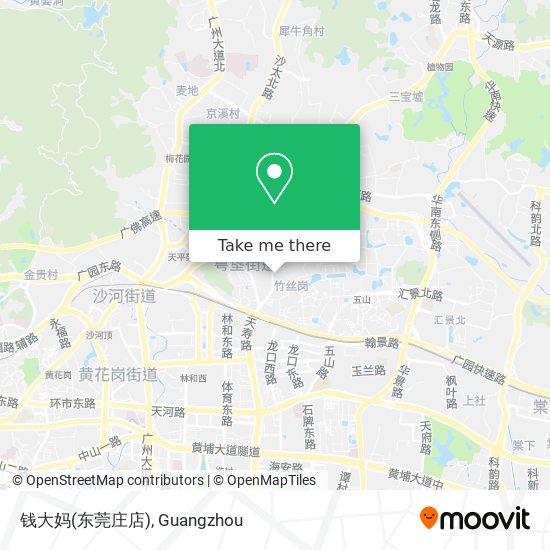 钱大妈(东莞庄店) map