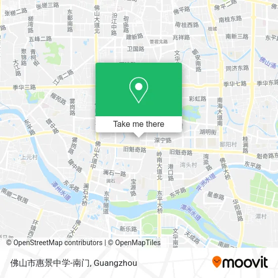 佛山市惠景中学-南门 map