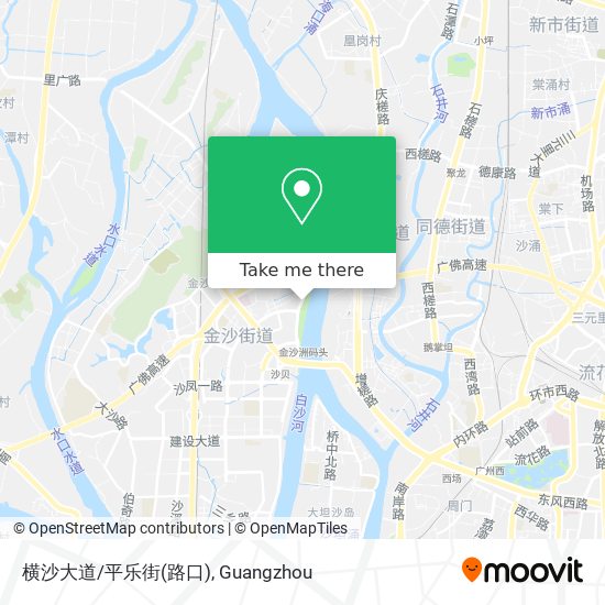 横沙大道/平乐街(路口) map