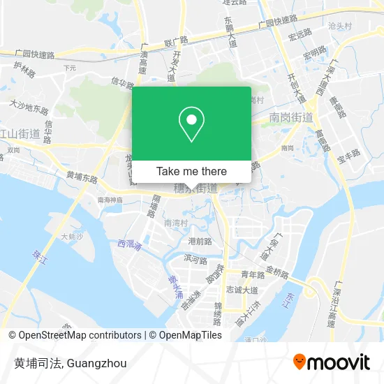 黄埔司法 map