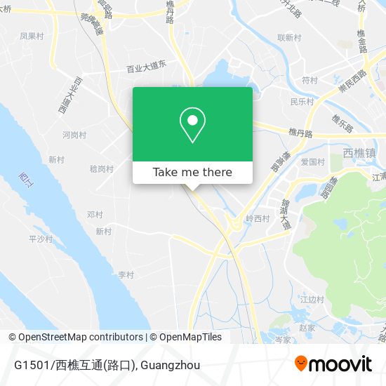G1501/西樵互通(路口) map