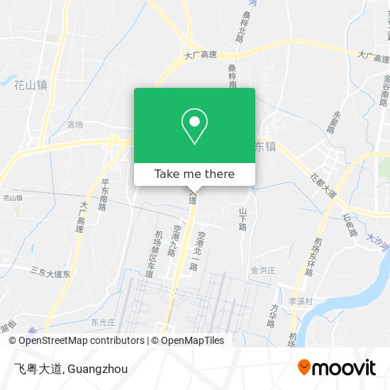 飞粤大道 map