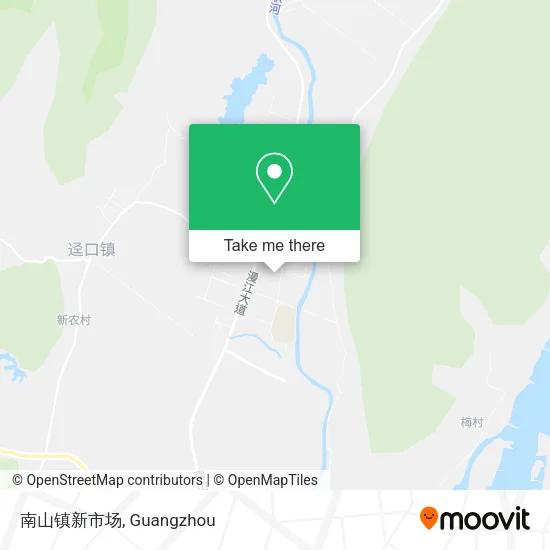 南山镇新市场 map
