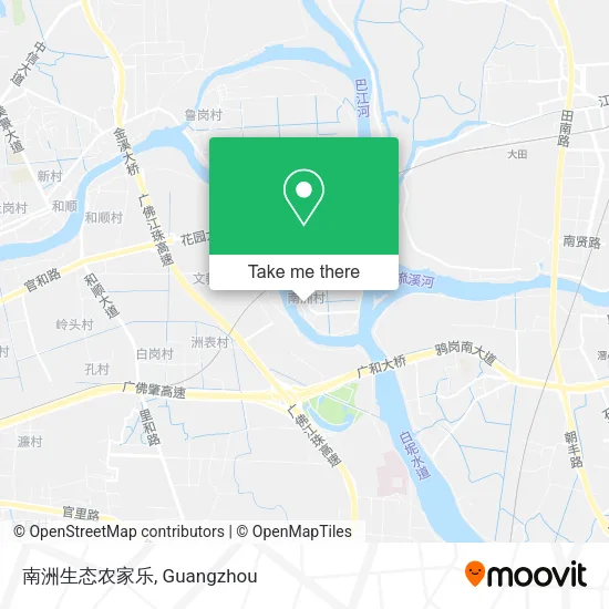 南洲生态农家乐 map