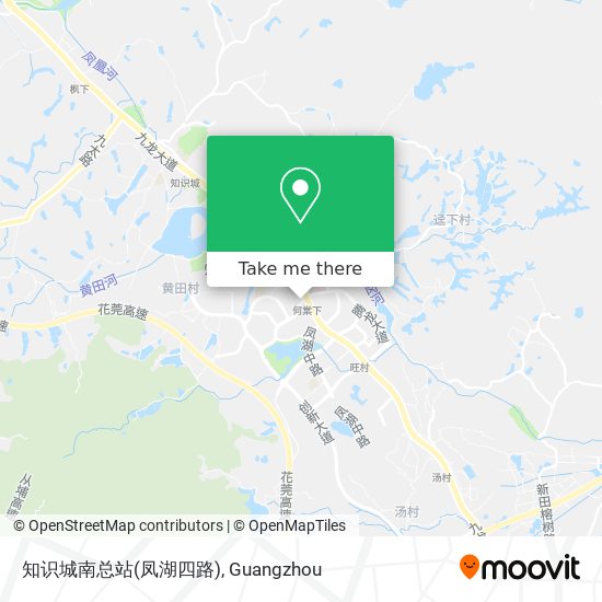 知识城南总站(凤湖四路) map