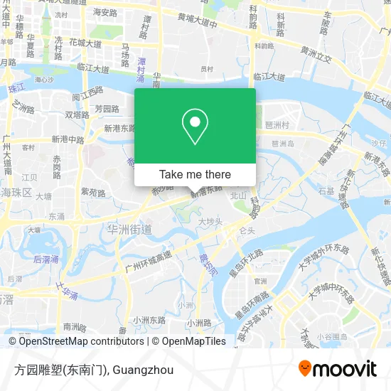 方园雕塑(东南门) map