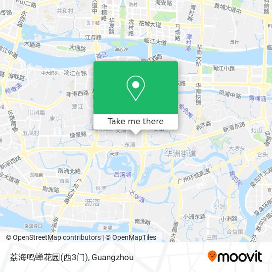 荔海鸣蝉花园(西3门) map