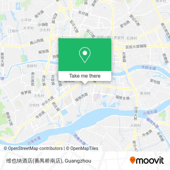 维也纳酒店(番禺桥南店) map