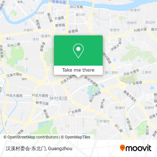 汉溪村委会-东北门 map