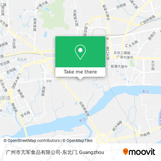 广州市亢军食品有限公司-东北门 map