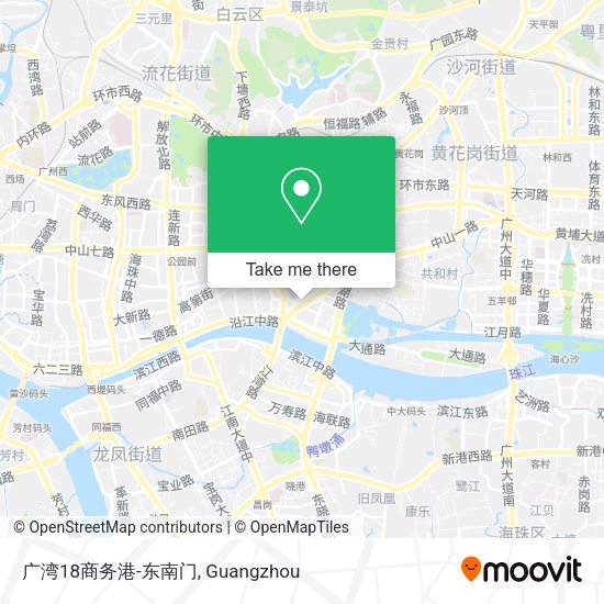 广湾18商务港-东南门 map
