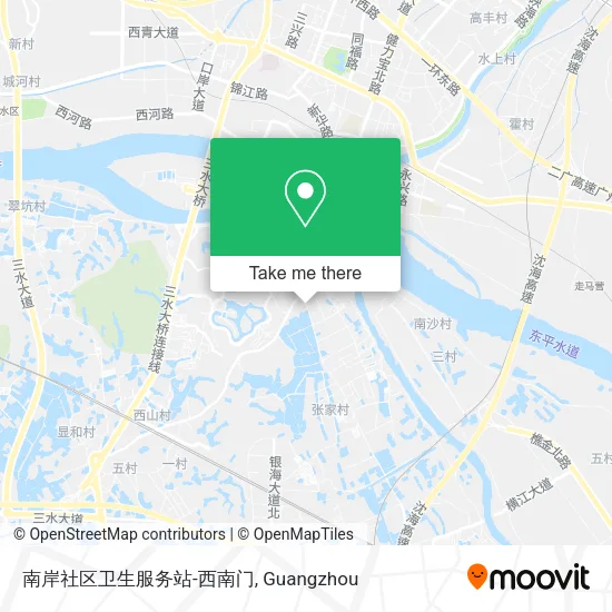 南岸社区卫生服务站-西南门 map