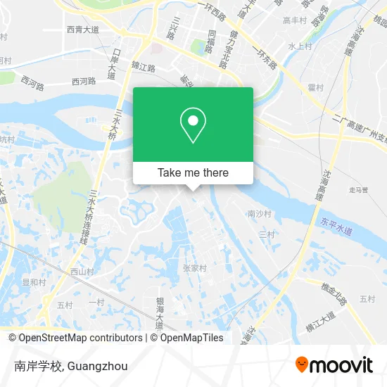 南岸学校 map