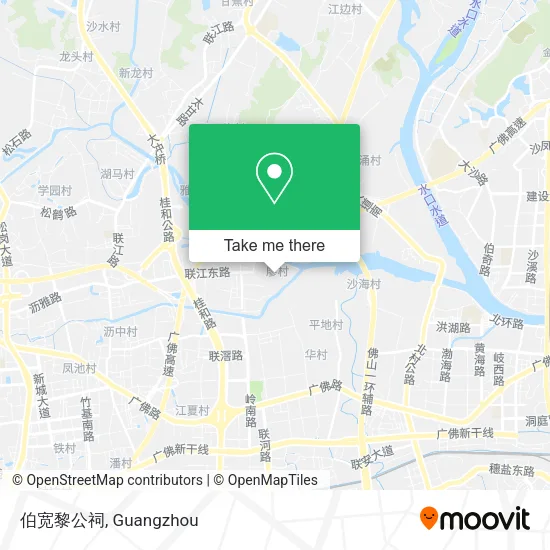 伯宽黎公祠 map