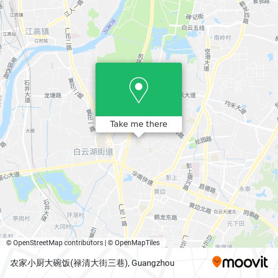 农家小厨大碗饭(禄清大街三巷) map