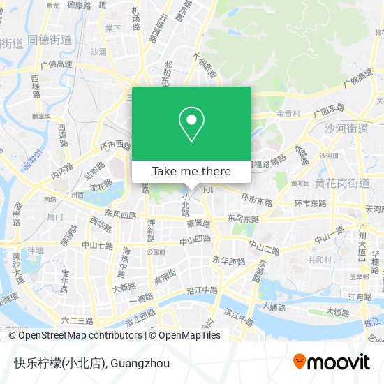 快乐柠檬(小北店) map
